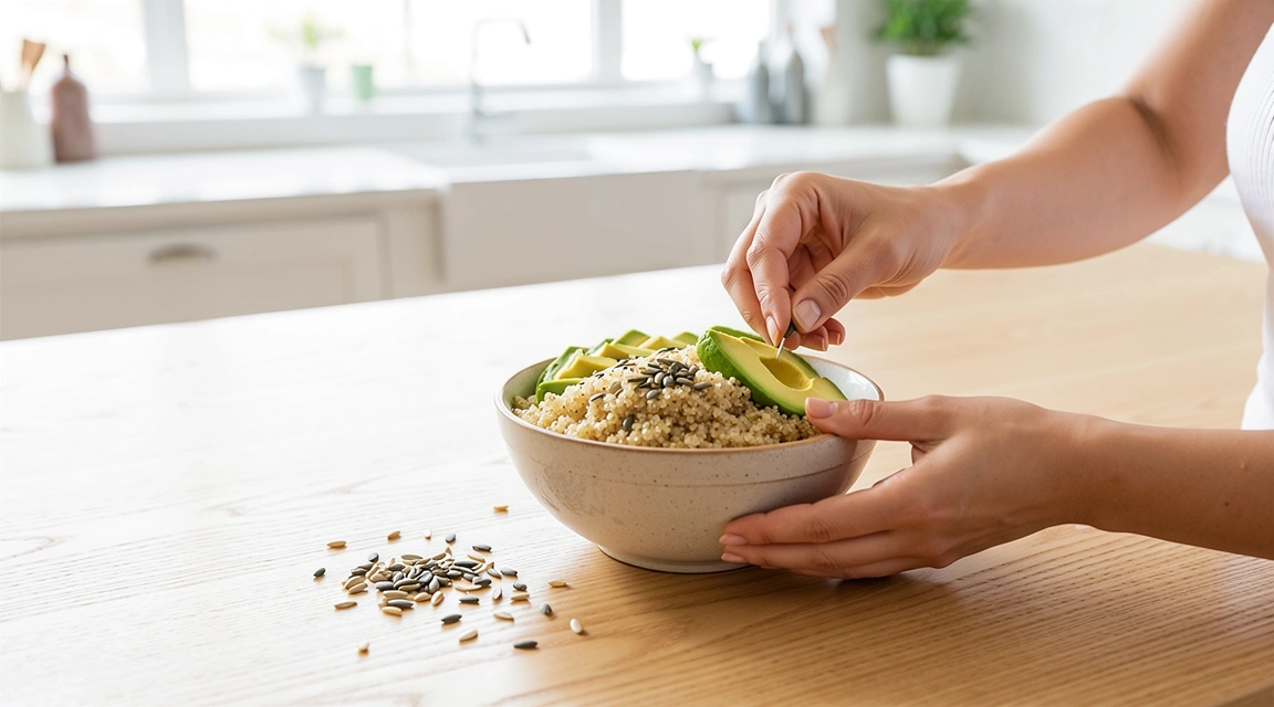 Achtsames Essen Szene